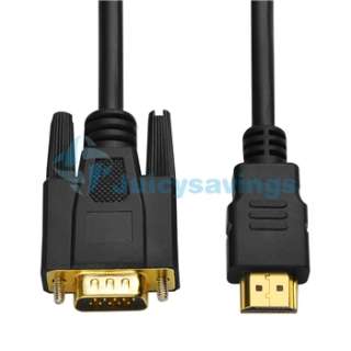 MINI DVI TO VGA ADAPTER+HDMI CABLE+Y SPLIT FOR IMAC MAC  