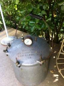 Vintage Antique national #18 Pressure Cooker Canner Aluminum  