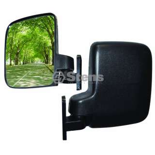 SIDE MIRRORS Universal Fit Golf Carts and UTV Rangers  