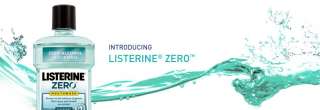 Listerine Zero Mouthwash, 1 Liter Listerine Zero Mouthwash, 1 Liter