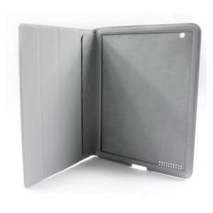  Piece Polyurethane Gray Protective Smart Cover Leather Stand Cover 