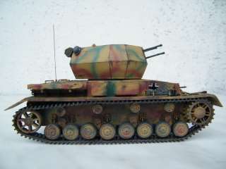 35 Built model kit of Flakpanzer IV wirbelwind  