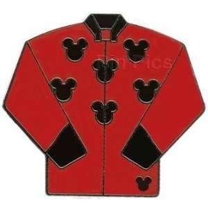  Red and Black Jockey Jacket Pin 