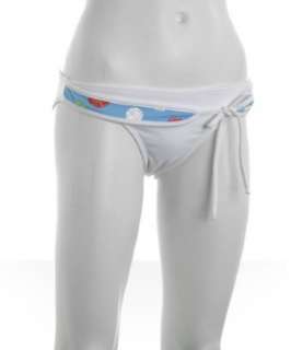 Vix Swimwear white Pout sequin belt bikini bottoms   up to 