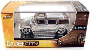   TOYS/DUB 91139 164 SCALE CHROME HUMMER H2 DIECAST CHASE MODEL CAR