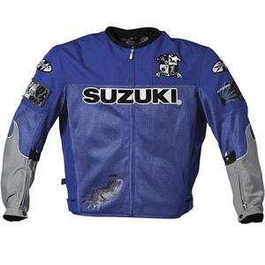  Joe Rocket Suzuki Nitrous Mesh Jacket   Small/Blue/Silver 