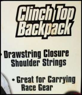Nascar Jeff Gordon Cinch Sack Black Gym Bags #24 NEW  