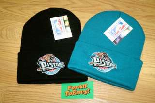 Vintage Detroit Pistons beanie skully NWT Isiah NBA basketball Rodman 