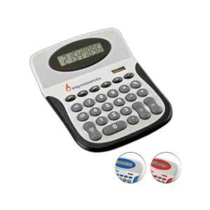   calculator with colorful wave trim, ABS body and keys. Office