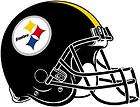 Sheet of 4 Pittsburgh Steelers Helmet NFL Decals Sticker
