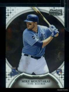 JS) 2011 Bowman Sterling MIKE MOUSTAKAS Rookie RC Royals  