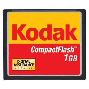  Kodak Compact Flash Card 1 GB KPCF1GBSCS (Retail Package 