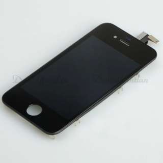 Black LCD Display Screen+Glass Touch Digitizer Assembly for IPhone 4S 
