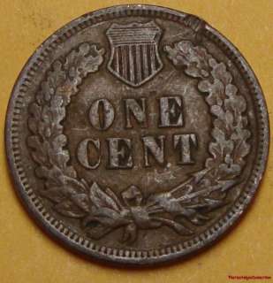 1902 INDIAN HEAD CENT PENNY A7911 FINE F LIBERTY COIN  