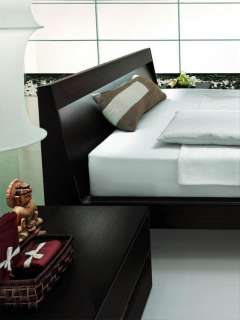 SMA PLATFORM Tobacco OAK Cover Bed MODERN Contemporary  