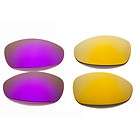 New Walleva Polarized 24K Gold + Purple Lenses For Oakley Juliet