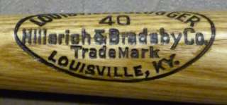 Original Bucky Harris Vintage Souvenir Baseball Bat  