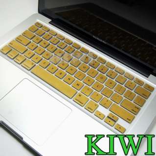 Gold Metallic Keyboard Cover skin for macbook (pro) 13  