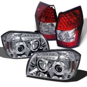   Magnum Twin Halo LED Projector Head Lights+led Tail Lights Automotive