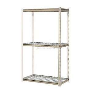   Add On Rack 72x48x84 With 3 Levels Wire Deck 1000 Lb Cap Per Level