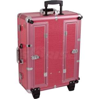 Makeup Cosmetic Studio Portable Rolling Station Case 6010BK  
