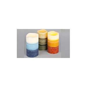   Mottled Triple Color Candle With Timer by Everlast