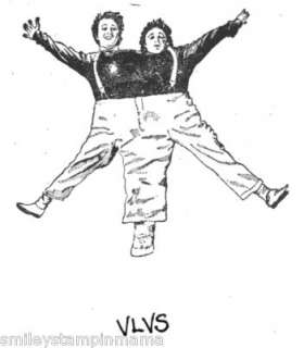 TWINS VLVS VIVA LAS VEGAS UNMOUNTED RUBBER STAMP  