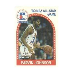 1989 90 Hoops #166 Magic Johnson All Star  Sports 