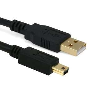  Cmple   USB 2.0 MALE A to MINI B 5 PIN Gold Plated Cable 