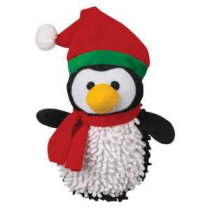 Merry Moppy 7.5 Penguin plush dog toy toys pet squeaker Christmas 