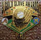 Hank Aaron 3 Gold Gloves Lapel Pin   BRAVES