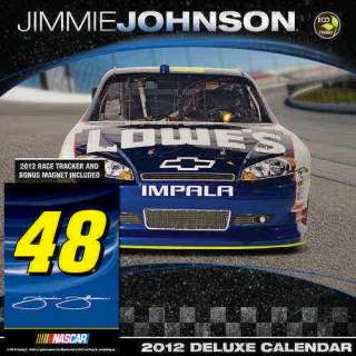 Jimmie Johnson Deluxe 2012 Wall Calendar 9781617761294  