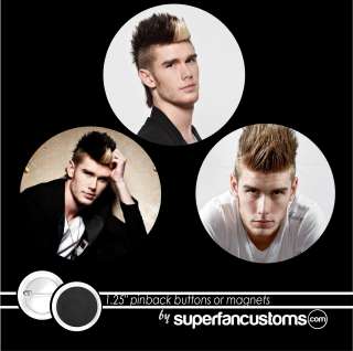 Colton Dixon SET OF 3 PINBACK BUTTONS or MAGNETS badges 1.25 American 
