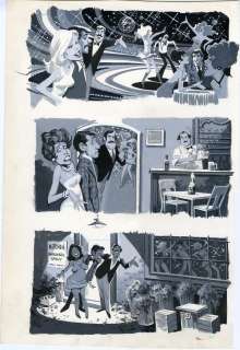 JACK RICKARD   MAD DISCO IN OR OUT ORIG ART 1980  