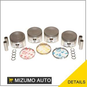   Nissan Altima 240SX 2.4L KA24DE DOHC 16V Piston Set with Rings  