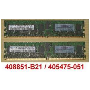  405475 051 1GB 667MHz PC2 5300 CL5 ECC Registered DDR2 SDRAM DIMM 