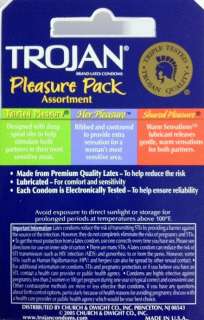 TROJAN PLEASURE PACK TWISTED HER SHARED CONDOMS 3 PACK  