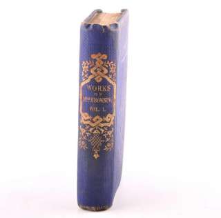 Antique POEMS by ELIZABETH BARRETT BROWNING Vol 2 1864  