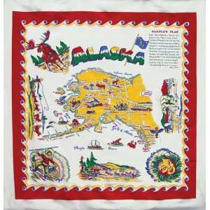   Style Reproduction Alaska Souvenir Tablecloth