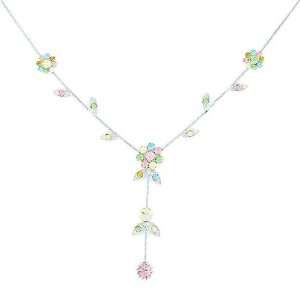  Perfect Gift   High Quality Fancy Flower Necklace with Multi 