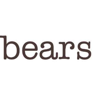  bears Giant Word Wall Sticker