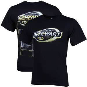   Tony Stewart NASCAR 2012 Schedule T Shirt