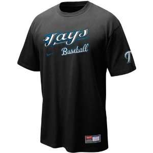 Nike Toronto Blue Jays Black 2011 MLB Practice T shirt (Large)  