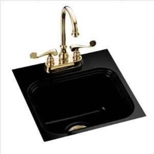 Bundle 82 Northland Entertainment Sink in Black Black with Single Hole 