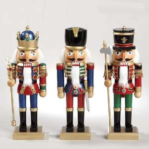   of 6 Wooden Soldier and King Christmas Nutcrackers 10