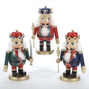   Wooden Soldier King Christmas Table Top Nutcrackers 7