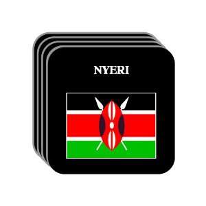  Kenya   NYERI Set of 4 Mini Mousepad Coasters 
