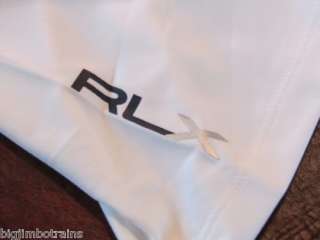 New Ralph Lauren Mens RLX Golf Small White Wicking Polo Shirt NWT 
