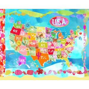  Oh Happy Day USA Canvas Reproduction