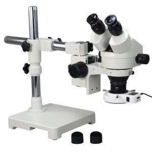 OMAX 3.5X 45X Zoom Single Bar Boom Stand Binocular Stereo Microscope 
